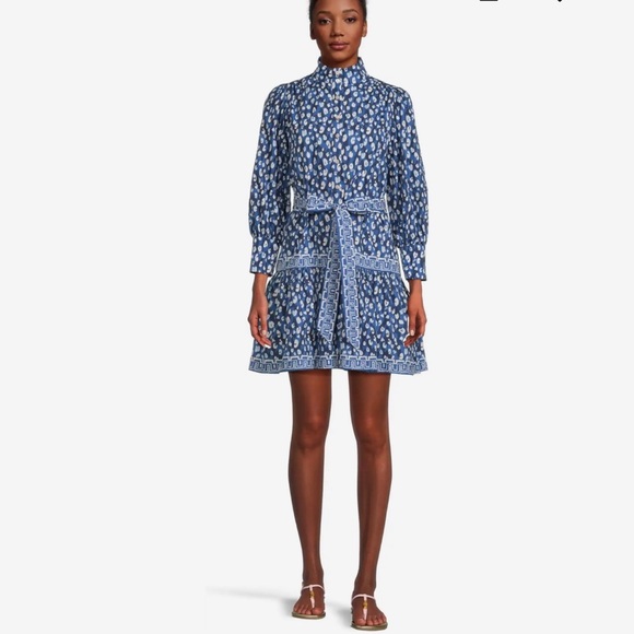 Lilly Pulitzer Dresses & Skirts - Lilly Pulitzer Blue and White Long Sleeve Dress